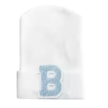 Appliqué Hospital Hat for Newborn Babies | Luxury Newborn Take-Home Essential