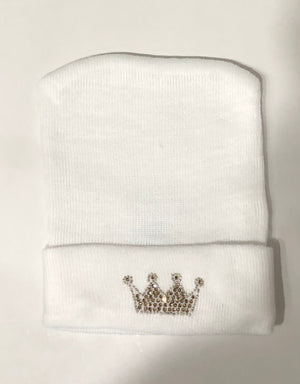 Appliqué Hospital Hat for Newborn Babies | Luxury Newborn Take-Home Essential