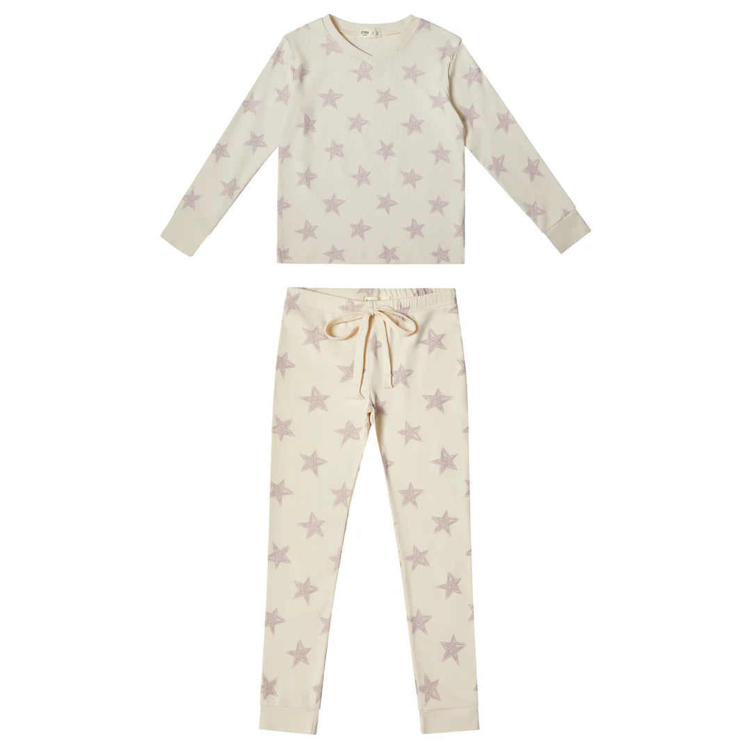 Crew Lounge Lavender Star Set
