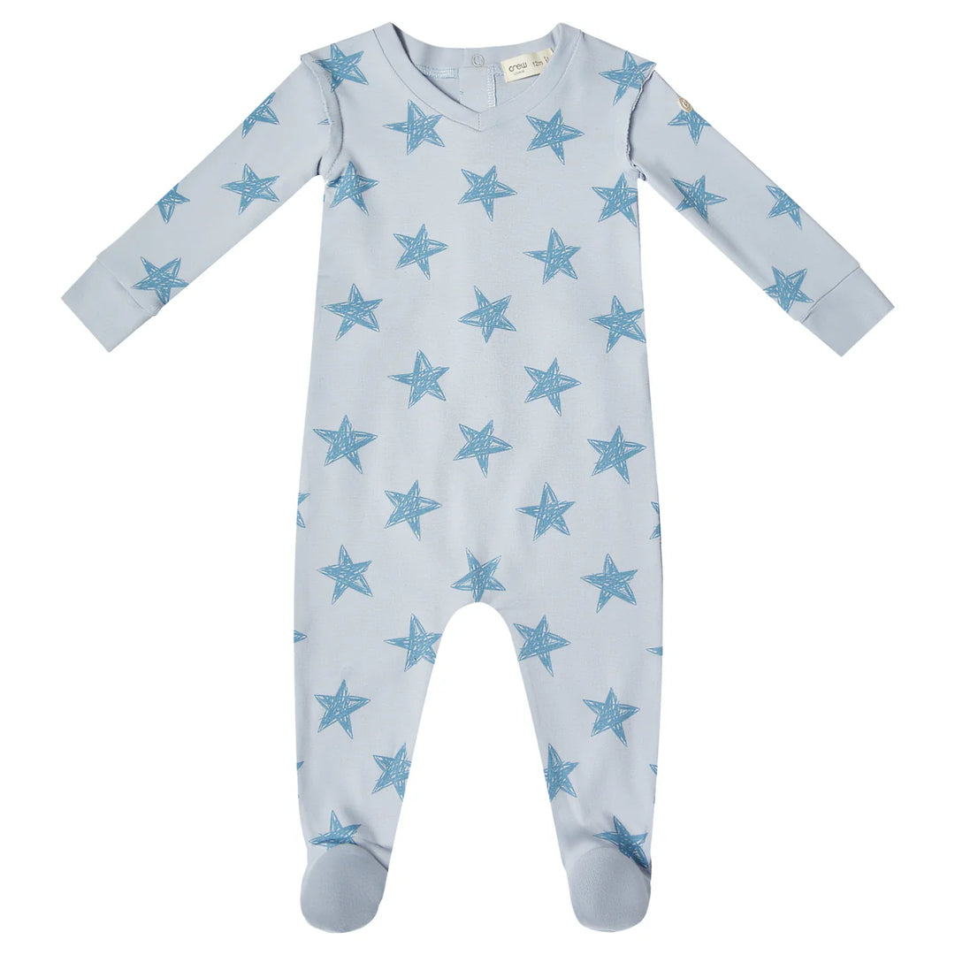 Crew Lounge Blue Star Footie