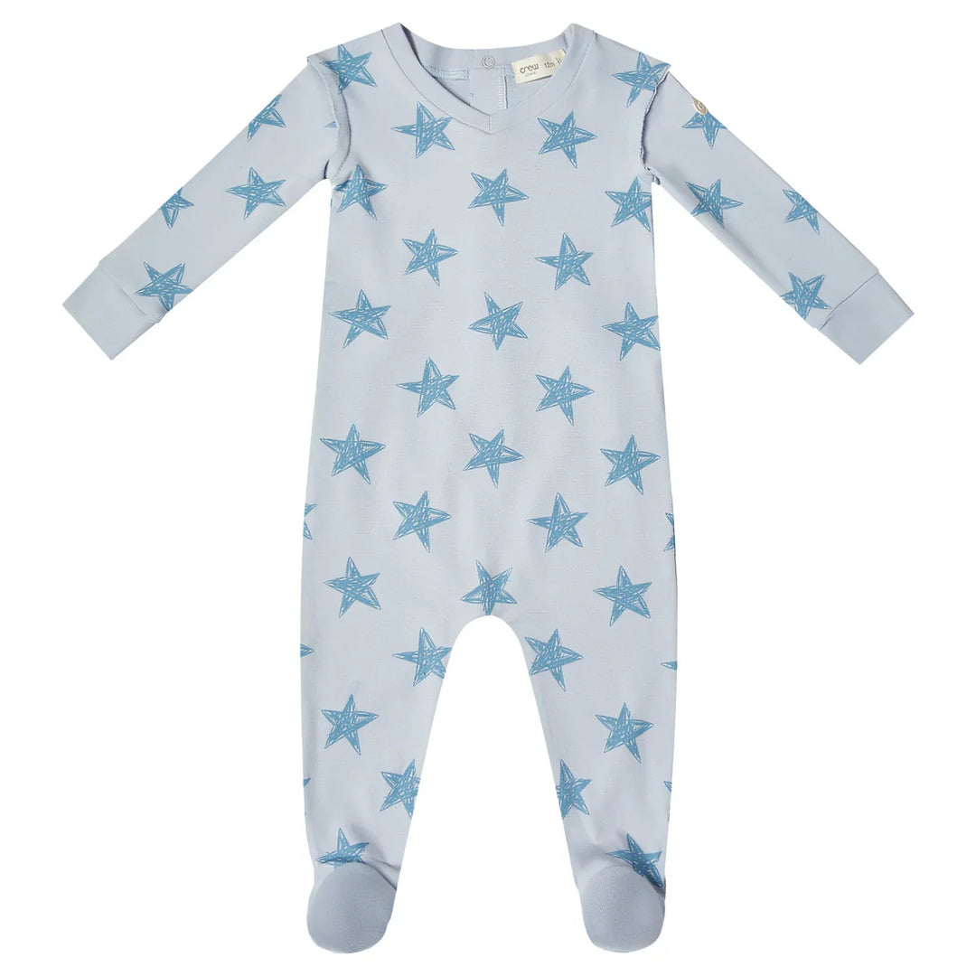 Crew Lounge Blue Star Footie