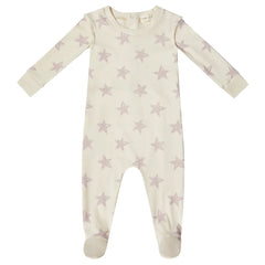 Crew Lounge Lavender Star Footie