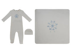 Kipp Baby - Carousel Footie 3pc Set