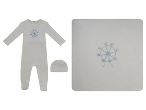 Kipp Baby - Carousel Footie 3pc Set
