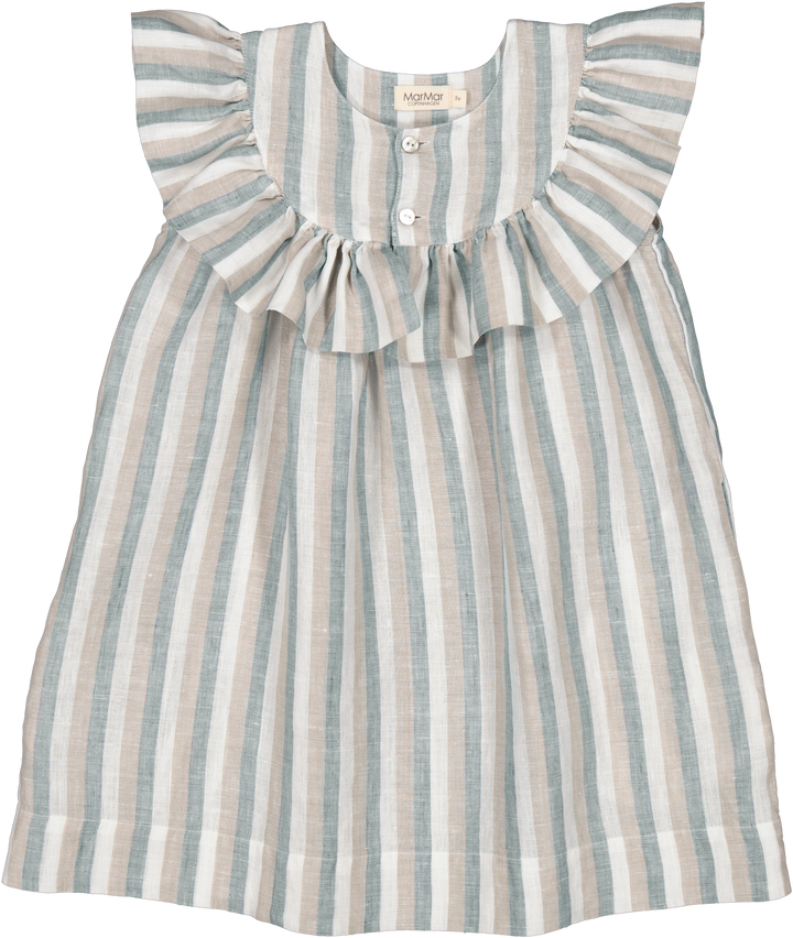 MarMar Dusty Blue Stripe Drussa Dress
