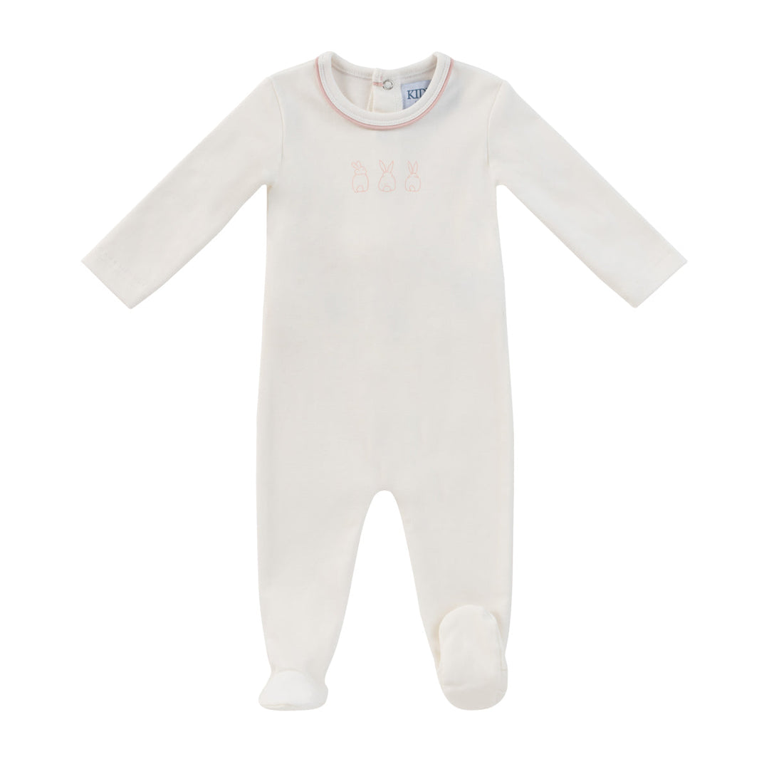 Kipp Baby Pink Bunny Footie
