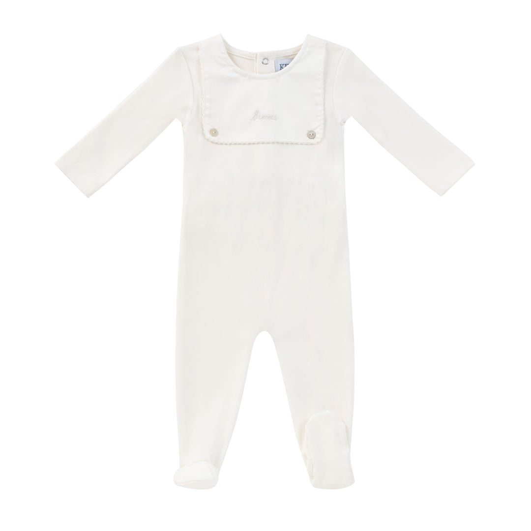 Kipp Baby White Bib Romper