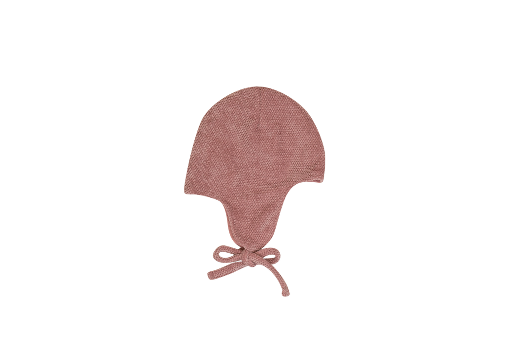 Kipp Baby Pink Chenille Bonnet