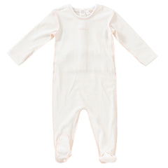 Kipp Baby Pink Edge Stitch Footie + Hat