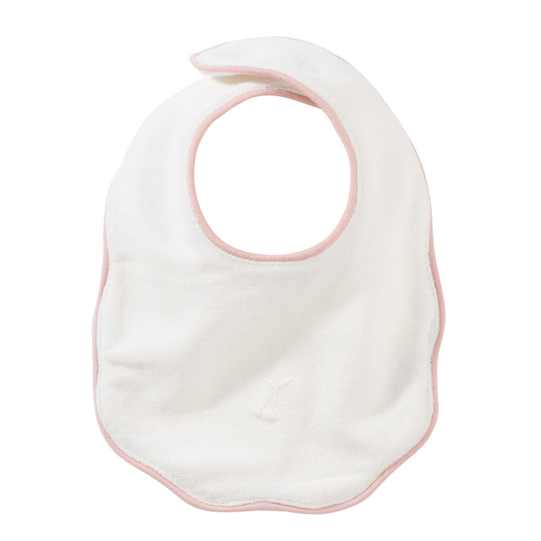Kipp Baby Pink Scallop Terry Bib