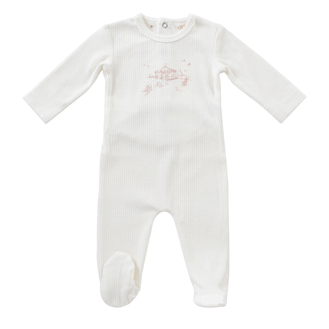 Kipp Baby Pink Carousel Footie