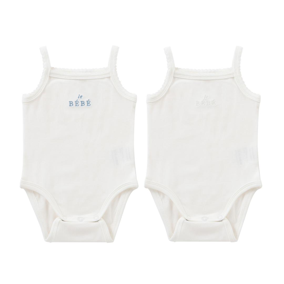 Kipp Baby Blue Bebe Onesies Set of 2