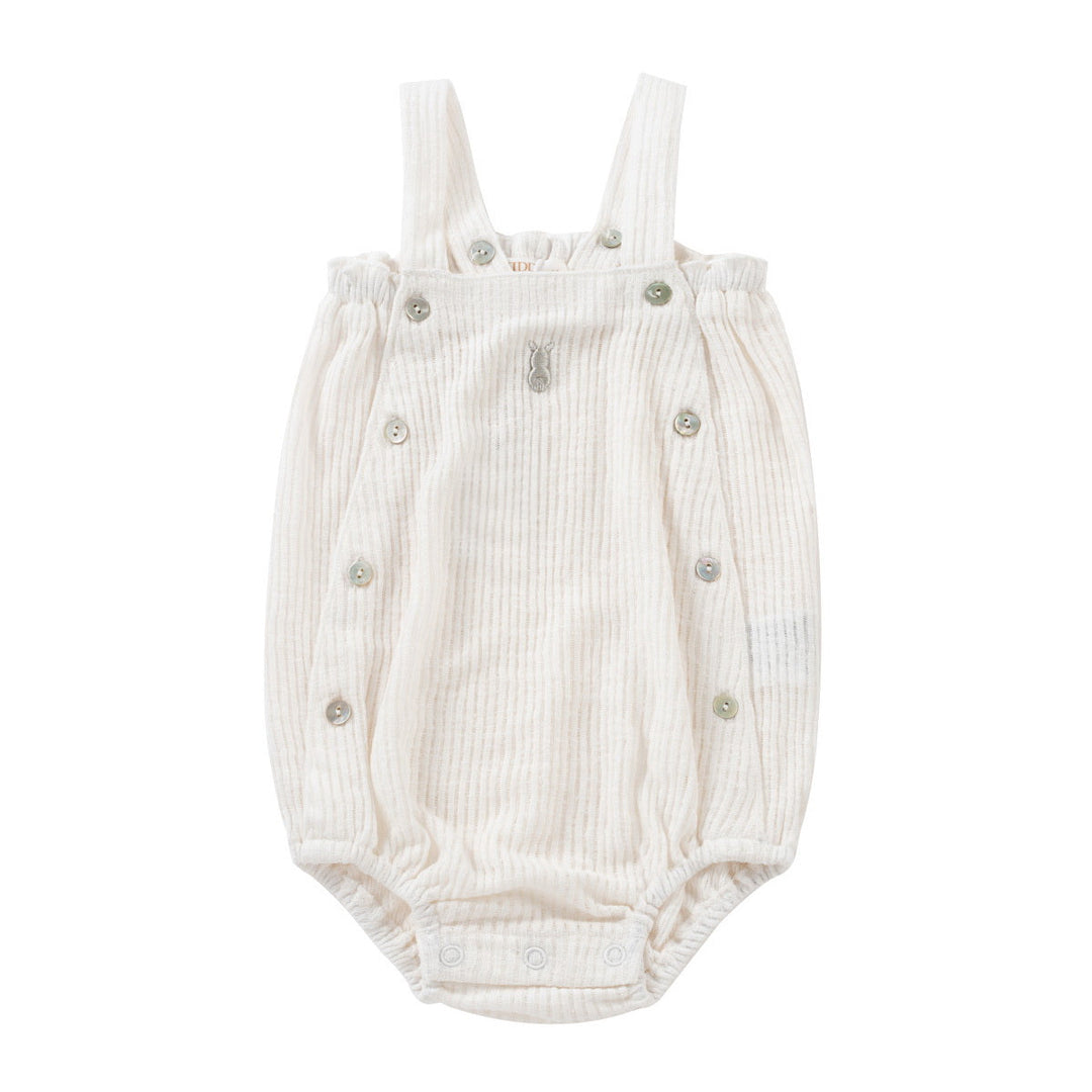 Kipp Baby White Slub Knit Bubble