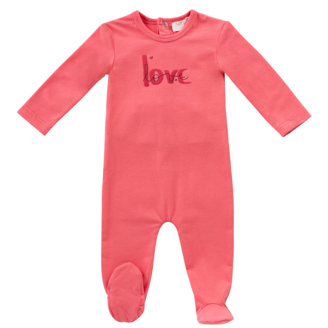Kipp Baby Pink Love Footie
