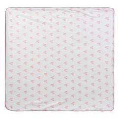 Kipp Baby Red Flying Feathers Pattern Blanket