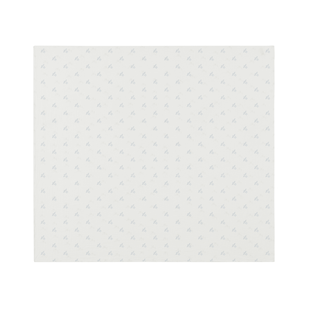 Kipp Baby Blue Flying Feathers Pattern Swaddle