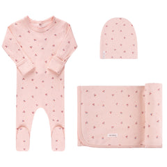 Ely's & Co Ribbed Tulip Pink - 3 Pc Giftbox