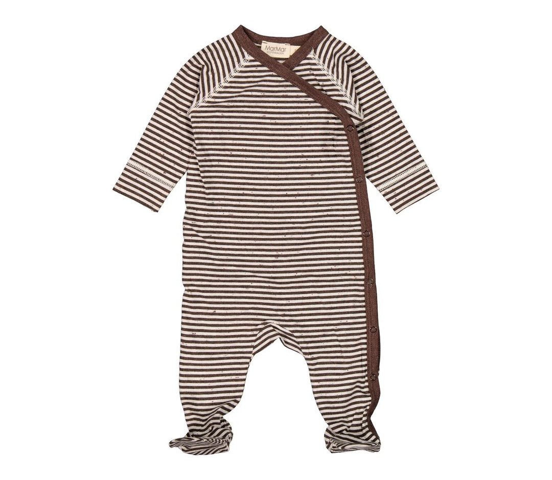 MarMar Deep Choco Stripe Rubetta Footie
