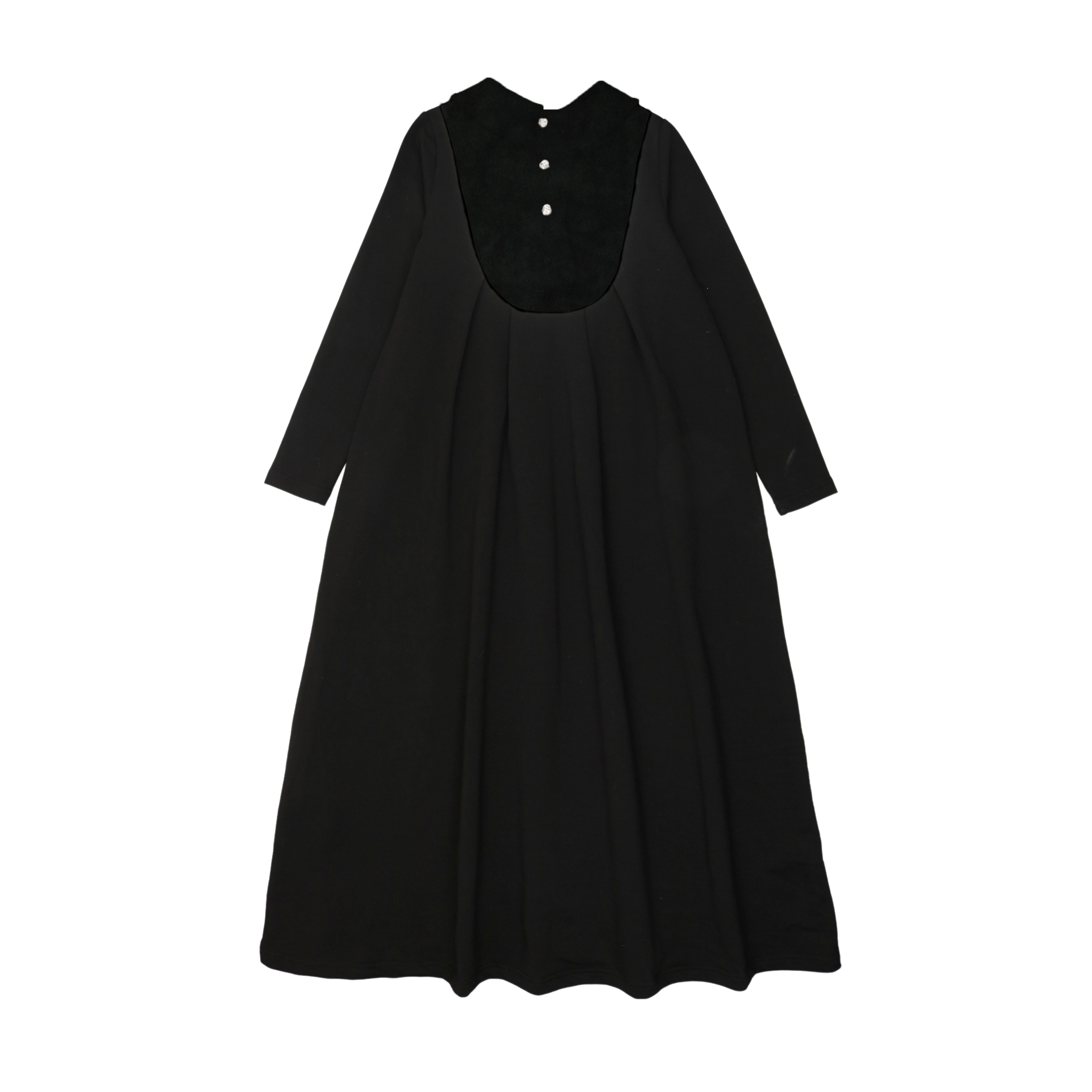 Bopop Velvet Collar Maxi Long