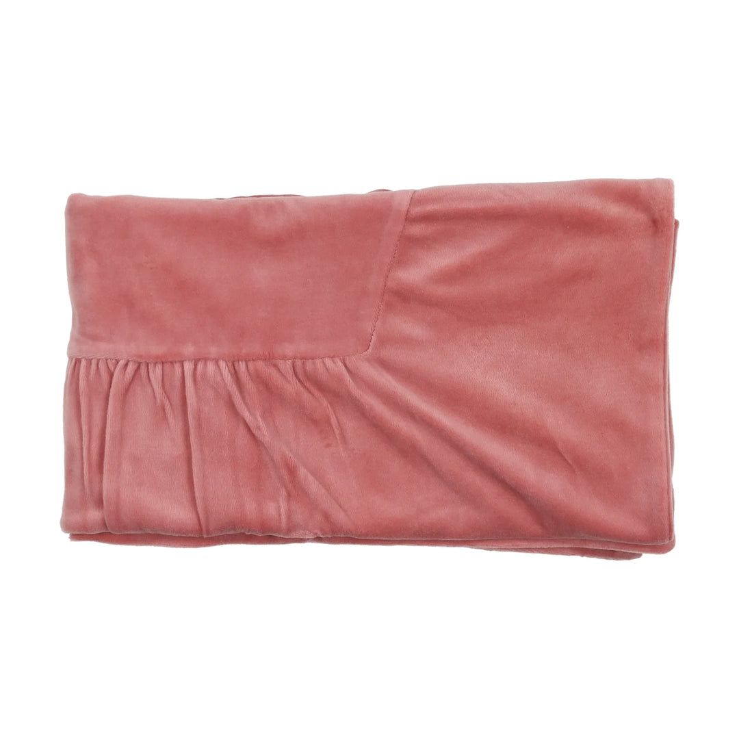 bee dee vintage classic velour grapefruit blanket