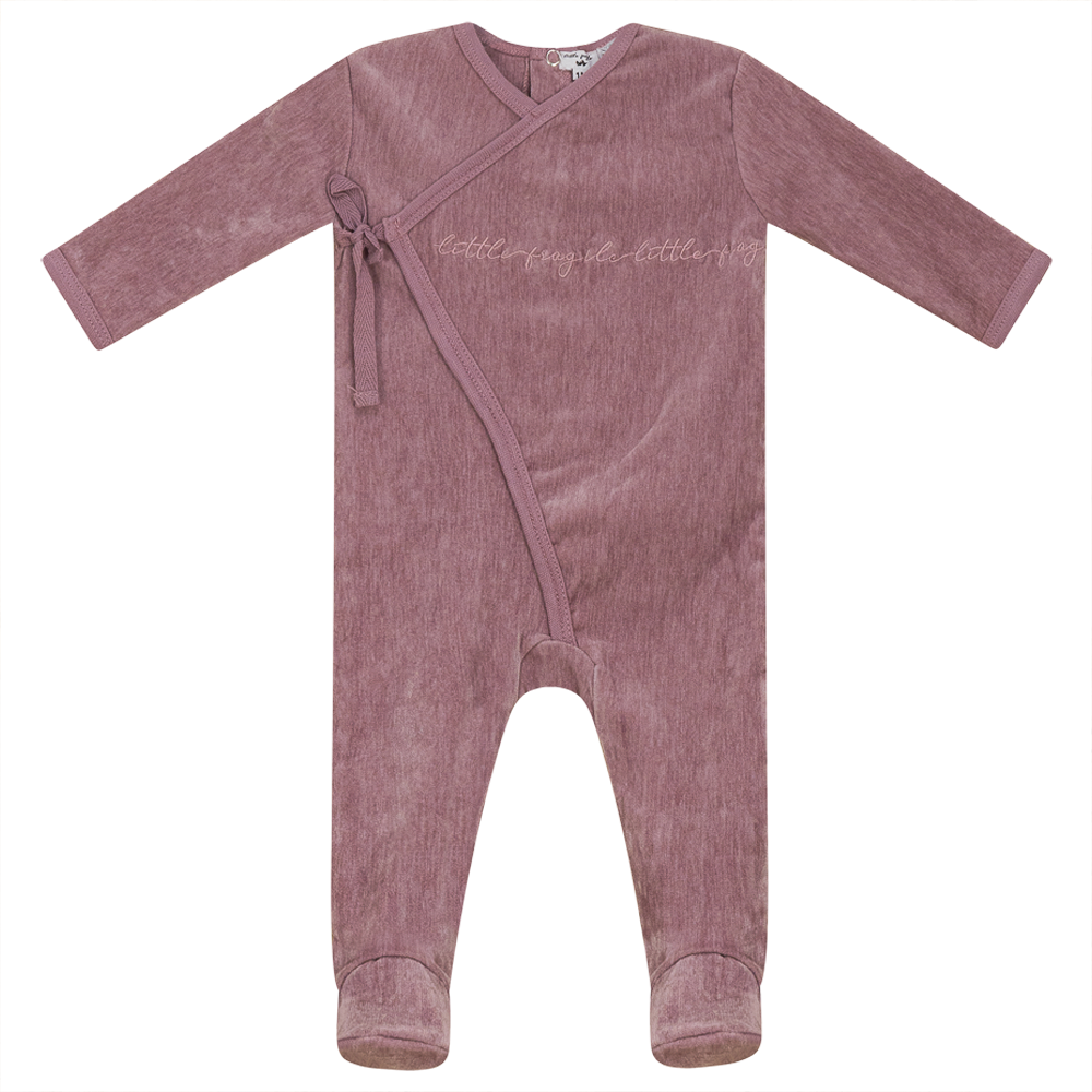 Fragile Mauve Overlap Footie