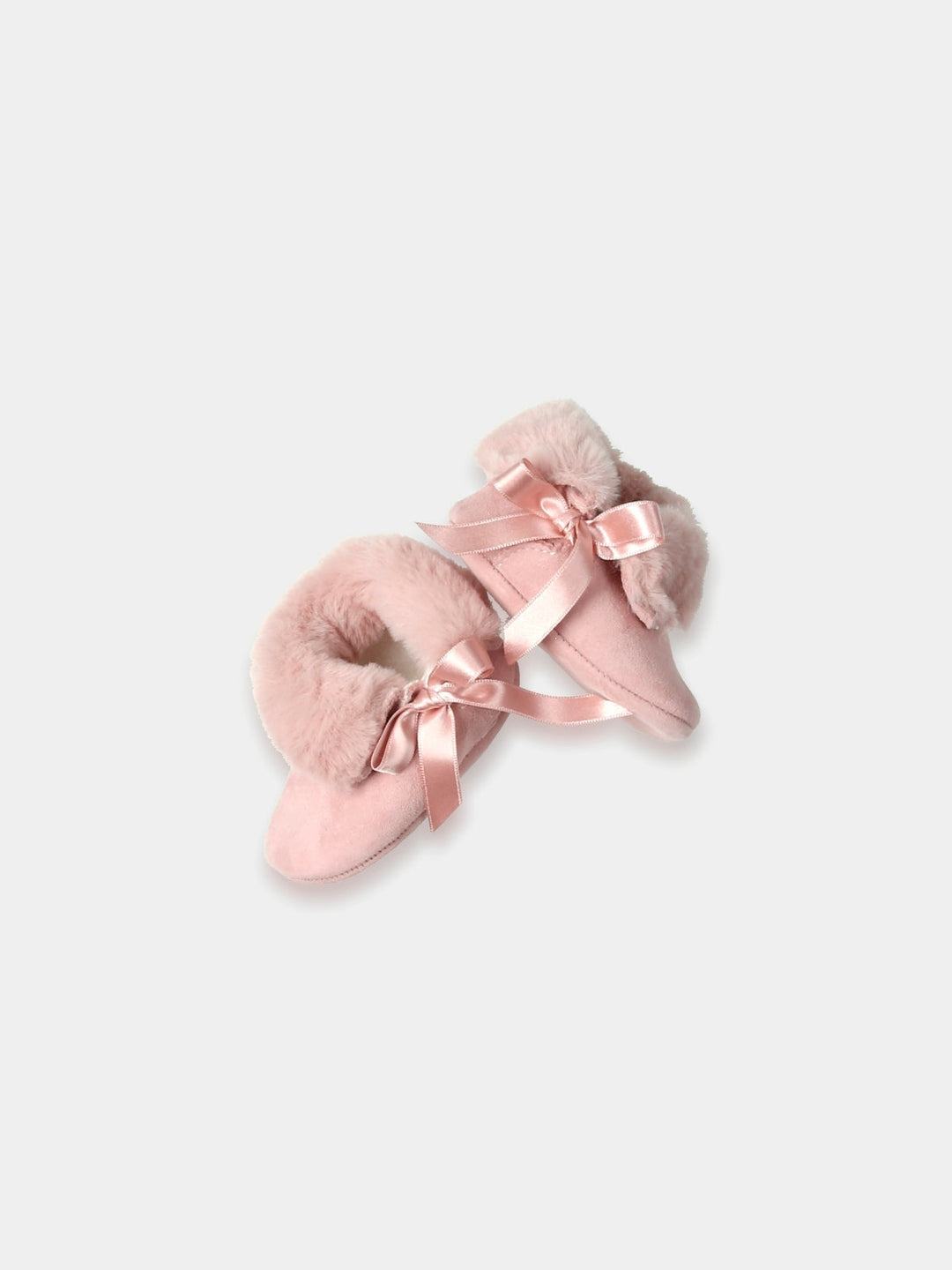 Suede/Fur Baby Shoes