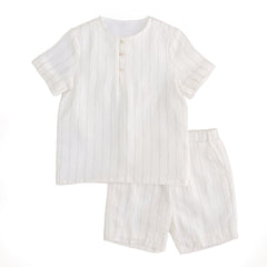 Bonjour Striped Shirt and Pant Set
