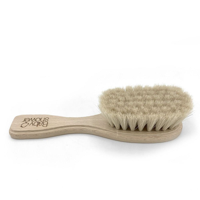 Wood baby brush