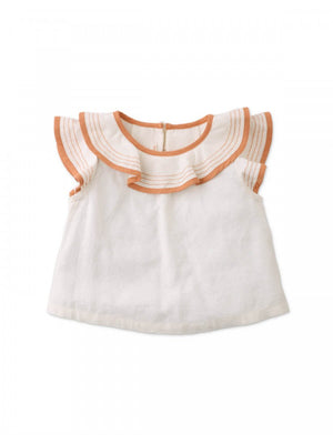 BABY GIRLS FARAH BLOUSE WITH RUFFLES