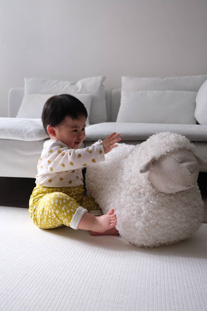 Little Lamb Kind - BAA BAA Sheep POUF // Ride-on toys // Best-selling: Cream