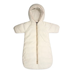 Infant Snowsuit Bunting | Classic Infant Winter One-Piece with Vintage Trim