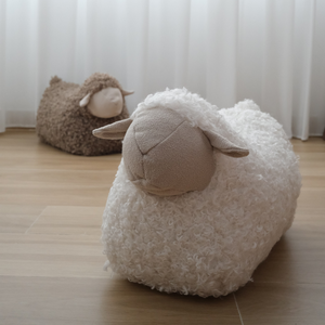 Little Lamb Kind - BAA BAA Sheep POUF // Ride-on toys // Best-selling: Cream