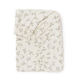 Organic Cotton Muslin Co-Sleeper Fitted Sheet – GOTS Certified | Breathable Bassinet Sheet 90 x 50 cm | Adjustable Fit, Made in Spain