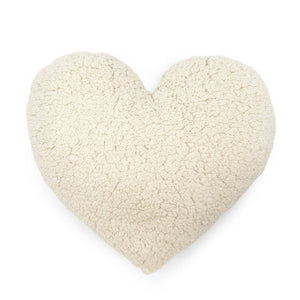Sherpa fluffy cushion hear
