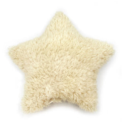 SHAGGY FUR STAR CUSHION