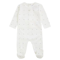 Kipp Baby Black Metallic Square Footie