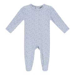 Whipped Cocoa Blue Star Print Modal Footie