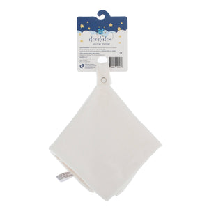 Doodalou - Super Soft Velboa Pacifier Blanket – Ivory