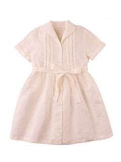 Baby Pink Pintuck Dress