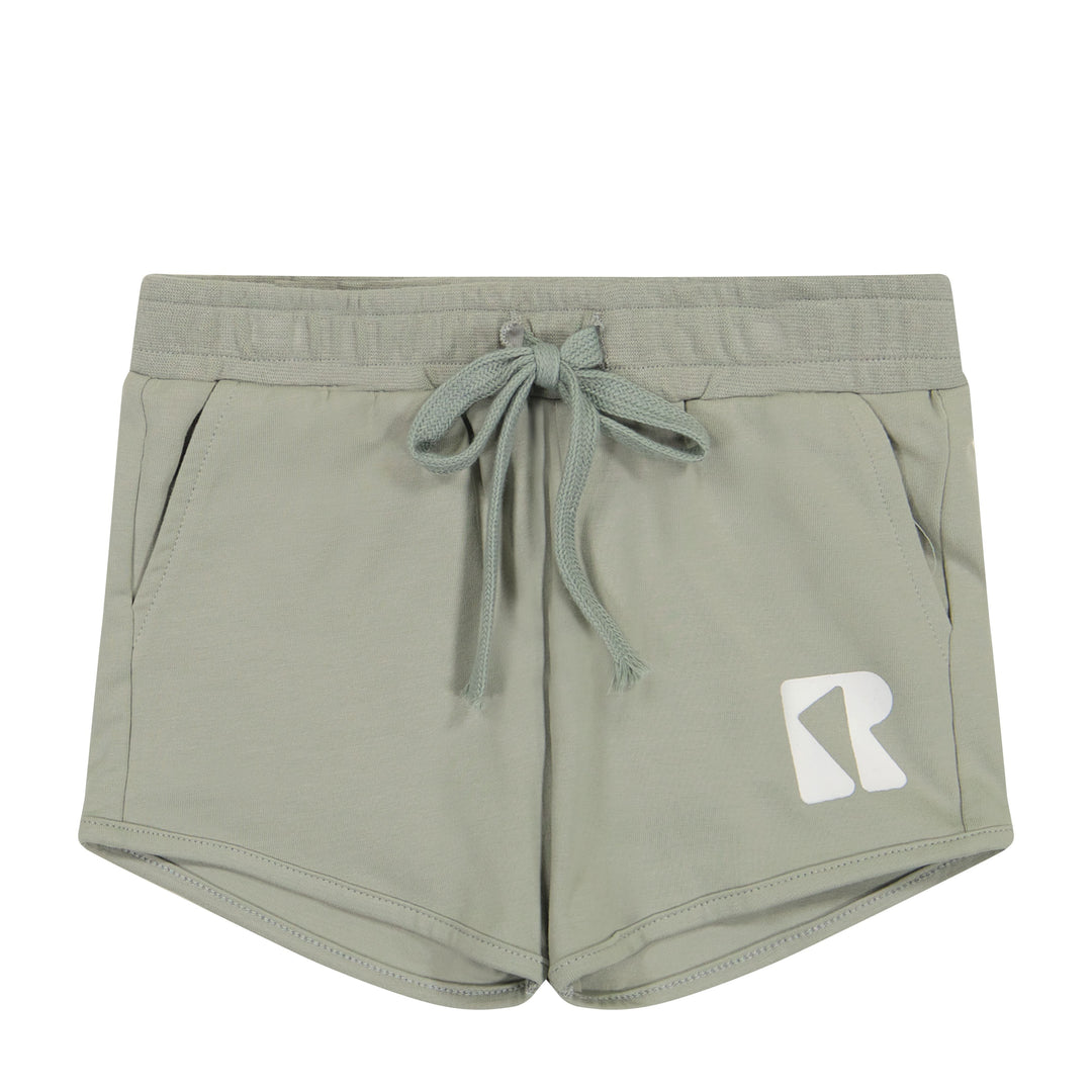 Retro Kid Sage Boy Shorts