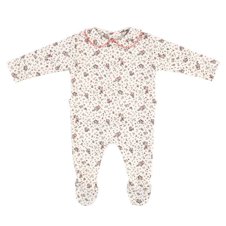 Bebe Organic Blanca Fall Prairie Footie + Bonnet