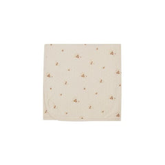 Printed pointelle baby blanket