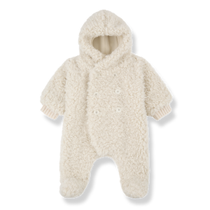 1+ in the Family Floriane Ecru Polar Suit