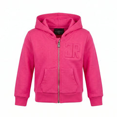 A breathtaking John Richmond Danisi zip-up sweatshirt showcasing immaculate designer detailing and a premium tailored fit pink