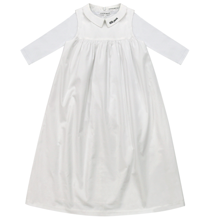 Parni White Logo Collar Jumper + Tshirt