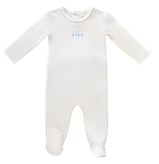 Kipp Organic Baby Blue Footie | Ultra-Soft Cotton