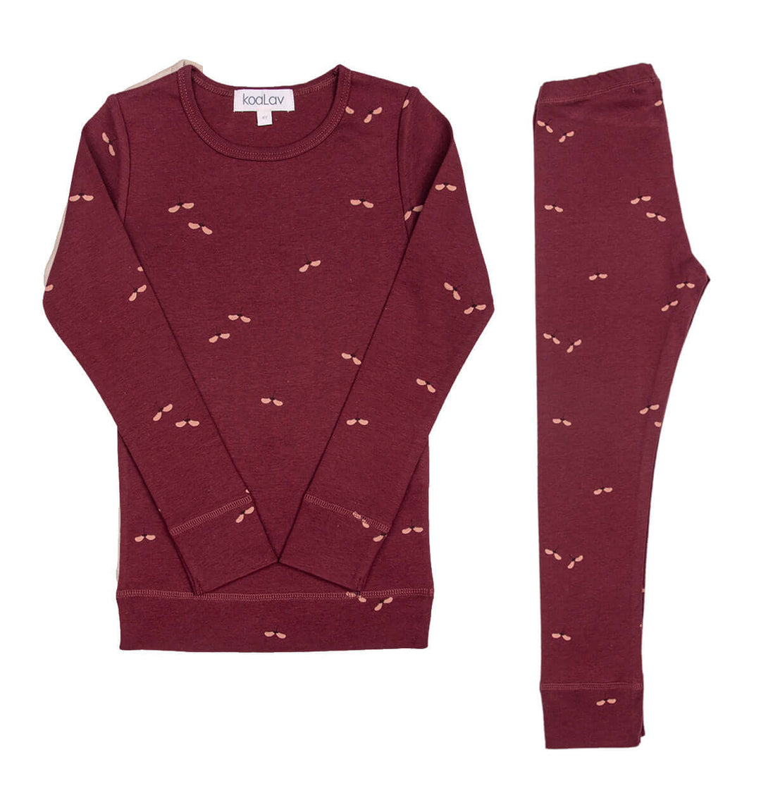 koalav dark brick seedfly loungewear