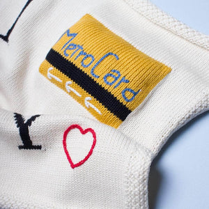 estella organic baby lovey blanket new york metro card
