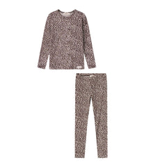 MarMar Dark Brown Leo Tee Legging Set
