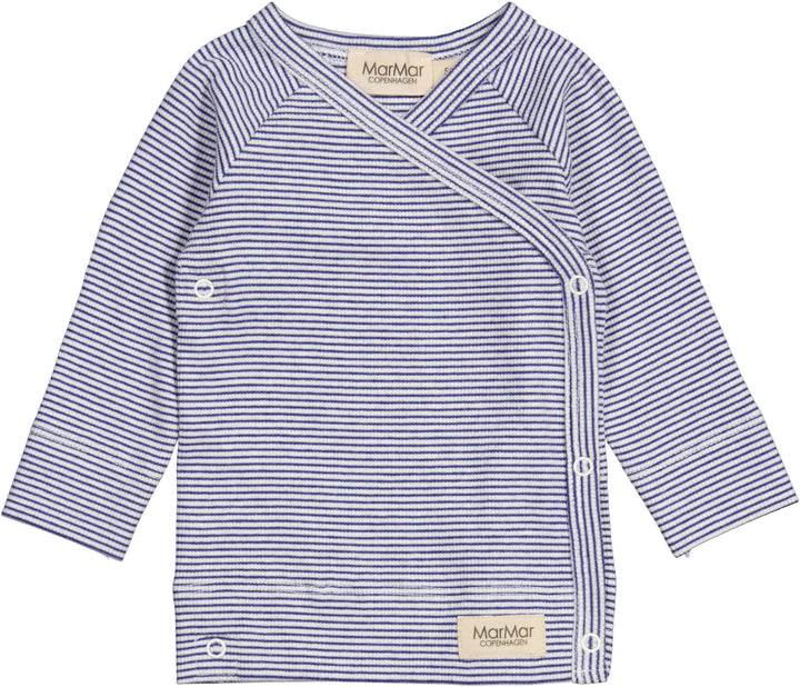 MarMar Blue Stripe Wrap Set + Hat